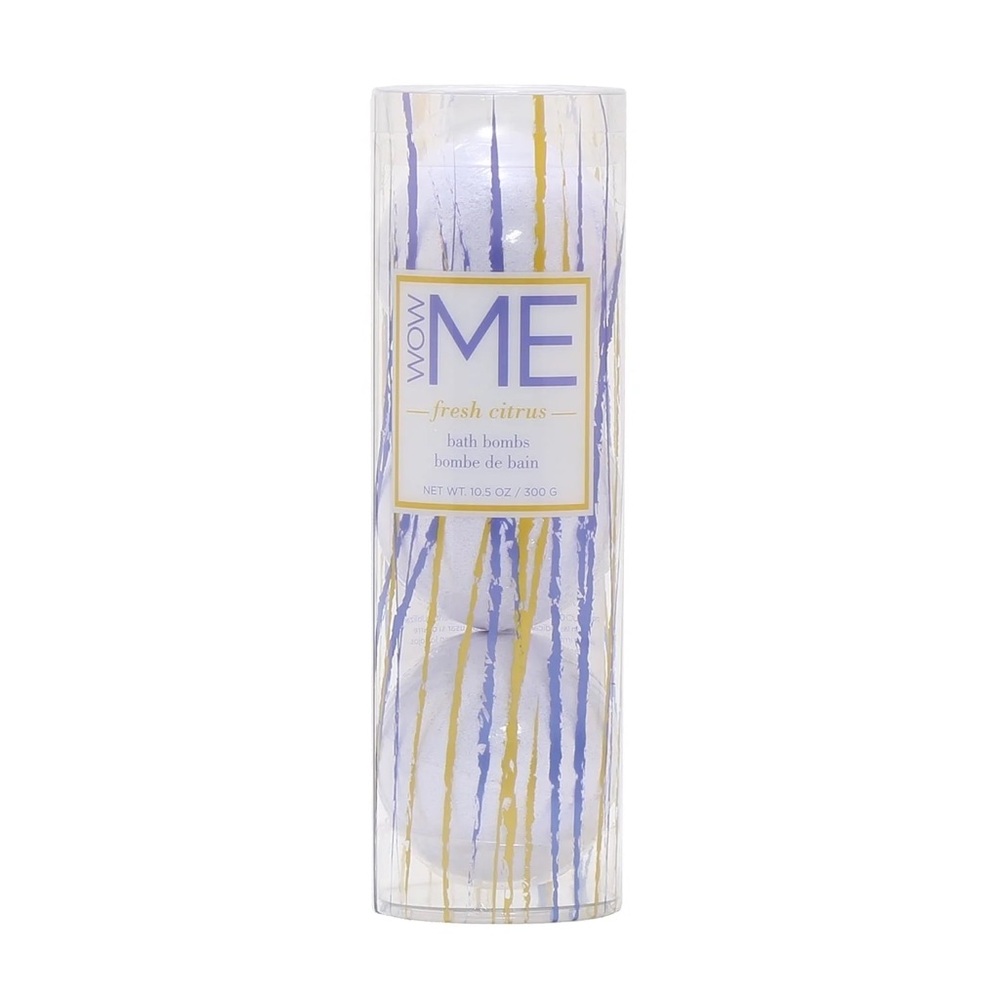 Fresh Citrus 3 Bath Bombs - White